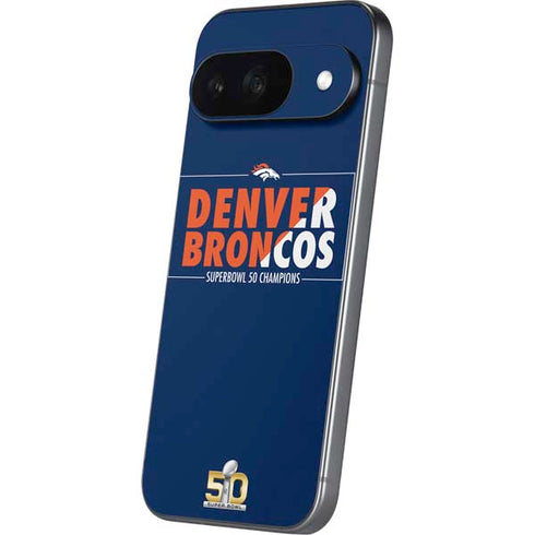 NFL Denver Broncos Super Bowl 50 Champions Bold Google Pixel 9 Skin